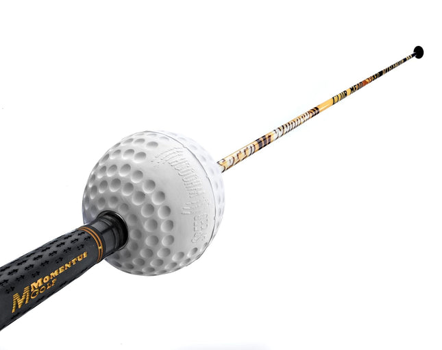 Momentus Speed Whoosh Golf Swing Trainer - Golf Swing Speed Trainer with Magnetic Sliding Timing Ball - Premium Swing Trainer Aid to Increase Golf Swing Speed 7 to 10 mph