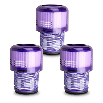 Lemige 3 Pack Vacuum Filters Parts Compatible With Dyson V11 Torque Drive V11 Animal V11 Complete V11 Extra V15 Detect V15S Detect Submarine Vacuums, Compare To Part 97001302