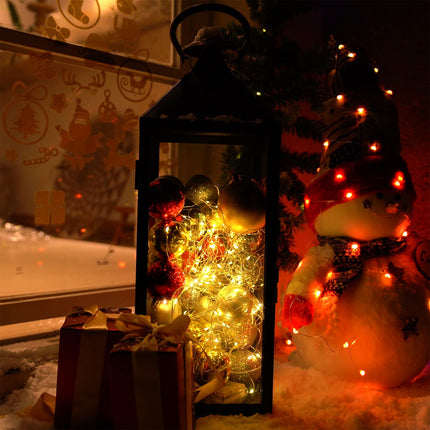 Homemory 200 LED Battery Operated Long Fairy Lights, 66FT Fairy String Lights with Remote, 8 Modes Copper Sliver Wire Lights, Waterproof Christmas Twinkle Lights Wedding Bedroom, Warm White