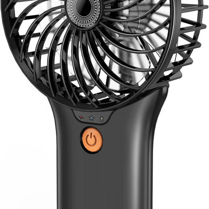 Portable Handheld Fan Desk Fan, Powerful Personal Fan 4 Adjustable Speed Usb Recharging Battery Operated Mini Fan With Makeup