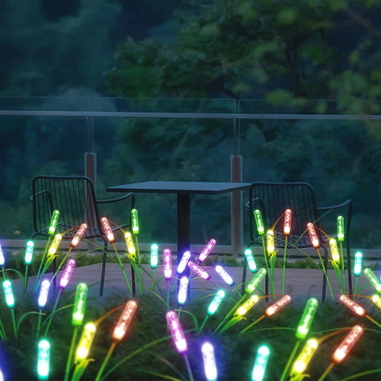 Solar Outdoor Garden Lights,LED Solar Swaying Lights for Garden Patio Yard Pathway Walkway Wedding Party Christmas Landscape Lighting(Multicoloured, 2 Pack)