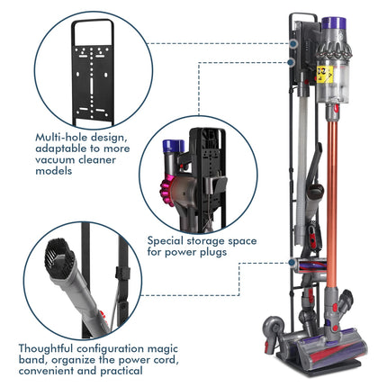 Vacuum Stand For Dyson V15 Handheld Cleaner V12 V11 V10 V8 V7, Vacuum Cleaner Storage Bracket For Tineco A10 A11 S11 S12 Etc, Cordless Vacuum Cleaners Accessories Black