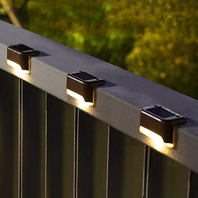 Solpex Solar Deck Lights Outdoor 16 Pack, Solar Step Lights Waterproof Led Solar Lights For Outdoor Stairs, Step , Fence, Yard