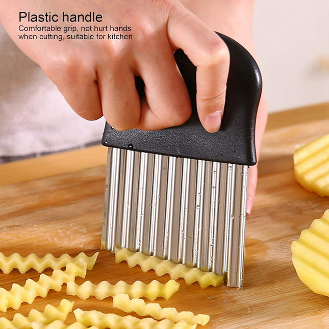 French Fries Cutter, Rust‑Proof Potato Cutter, Kitchen Home for Potatoes Onions