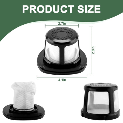 3061 3079 Filter For Bissell Powerlifter Pet Filter And Adapt Ion Filter, Compatible With 2286 2286A 2482 3079 2387, Compare To Part 1616323 1616322 1617684 4 Pack