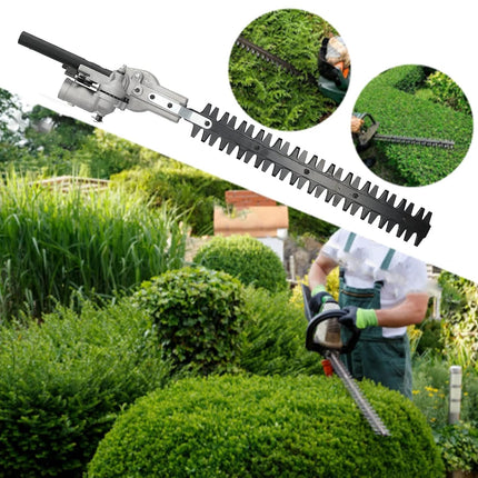 Electric Hedge Trimmer Head, 26mm 9 Teeth Hedge Trimmer Head Attachment Double Edge Blade Accessory for Brush Cutters Trimmer
