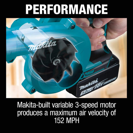 Makita XBU06Z 18V LXT Lithium-Ion Cordless Floor Blower, Tool Only