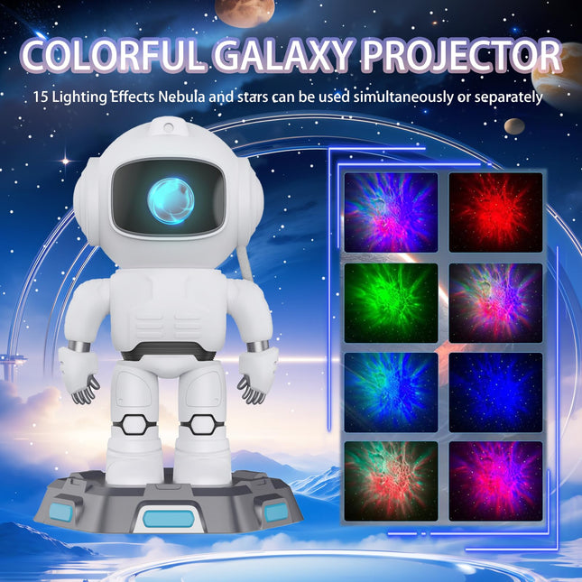 Astronaut Galaxy Projector, Star Projector with Timer and Remote, Space Buddy Projector Night Light for Bedroom, s for Kids Adults Room Decor
