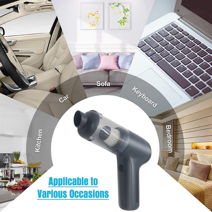 Mini Handheld Vacuum Cordless, Car Vacuum Cleaner Portable Rechargeable 3 In 1 Dust Buster & Air Blower & Pump, High Power Small Car Vacuum Cordless For Home, Office And Car