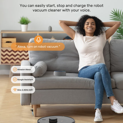 Verefa Robot Vacuum Selfempty, Empties Itself For 70 Days, Lidar Navigation Robot Vacuum Cleaner 3000Pa, Smart Mapping Robotic Vacuum 270Mins Runtime, Wifi Connected, Perfect For Pet Hair, Carpet