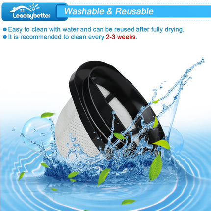 Leadaybetter 2030 Filter For Bissell 3In1 Lightweight Stick 2030 20303 20306 20307 20309 2030H 2030V 2030X 2030Z 2030L Vacuum Cleaner, Compare To Part 1611501 & 1611500