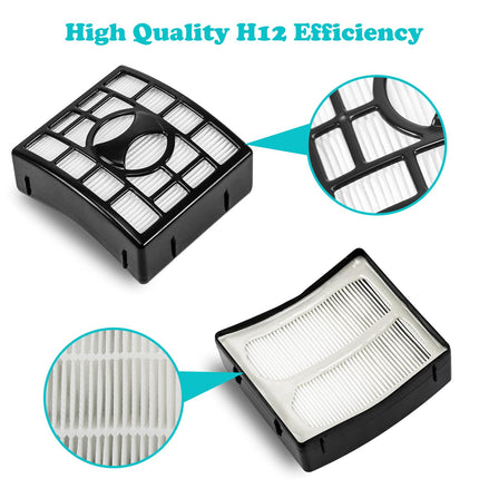 Filter For Shark Rotator Duoclean Powered Lift Away Speed Vacuum Nv680, Nv681, Nv682, Nv683, Nv800, Nv801, Nv803, Uv810, Replace Part Xhf680 Xff680, 2 Hepa + 4 Foam & Felt Filters