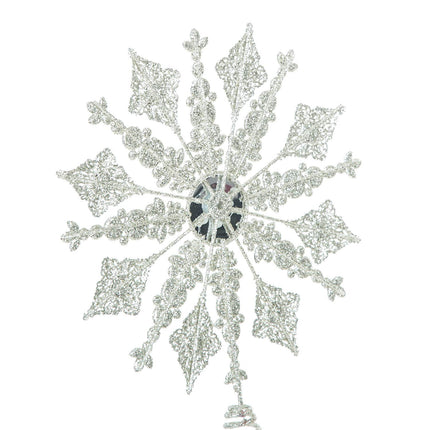 Snowflake Treetop for Christmas Tree Topper Decoration,