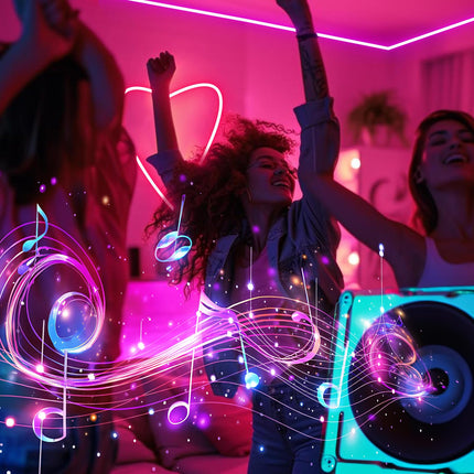 LED Neon Lights, 32.8FT RGB Neon Rope Lights App Control,IR Remote,Music Sync,IP67 Waterproof,Flexible DIY Design for Bedroom,Living Room,Gaming Room,Party,Outdoor,Christmas Decor