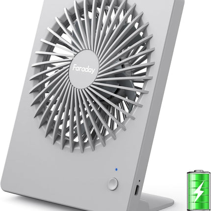 Small Table Fans Rechargeable Portable 180°Tilt Folding Desk Fans Battery Operated Personal Fan Ultra Quiet For Home Bedroom