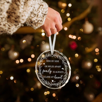 Christmas Ornaments ,Long Distance s for Men Women Mom Dad Grandma Grandpa Brother Sister Son Daughter Friends BFF Bestie Far Away Birthday Ideas Family Hanging Xmas Tree Decorations