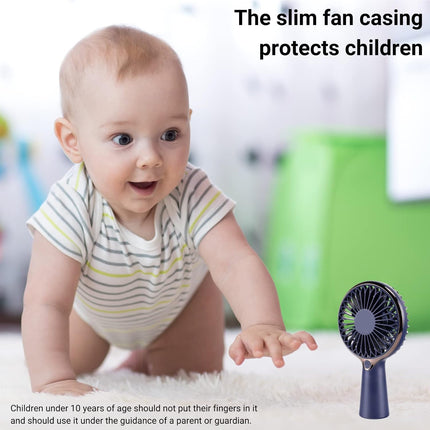 Mini Fan Portable, Personal Handheld Fan Hand Fan, 6 Hours Useage, 3 Speed Mini Desk Fan For Office Travel Camping For Kids
