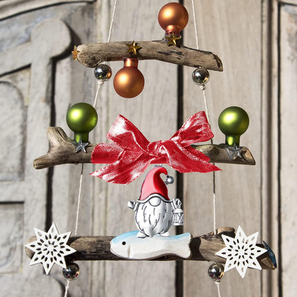 Christmas Ornament - Solid Pewter Christmas Tree Ornament Handcrafted Pewter Christmas Pendants Decoration DIY Craft Hanging Ornaments for Christmas Trees…