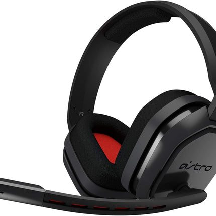 ASTRO Gaming A10 Headset for Xbox One/Nintendo Switch / PS4 / PC and Mac - Wired 3.5mm and Boom Mic by Logitech - Eco-Friendly Packaging - (Red/Black)