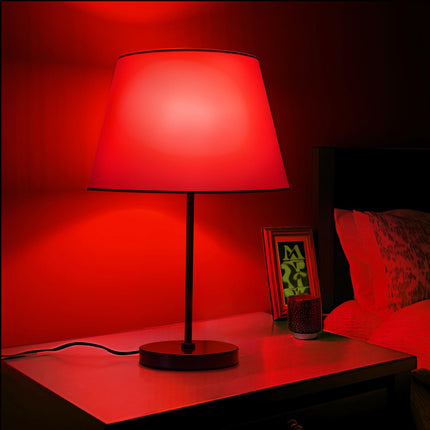 Briignite 3 Way Red Light Bulbs, 3 Way LED Light Bulbs 30 70 100W Equivalent, Red 3 Way Light Bulbs, Three Way A19 Light Bulbs E26 Medium Base, Christmas Light Bulbs, 2Pack