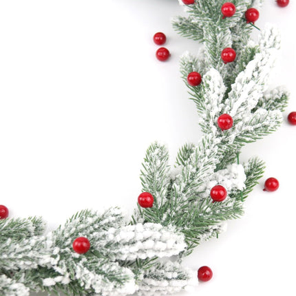 30 Pcs Snow Frosted Pine Branches 11.3 Inch Artificial Flocked Pine Picks for Christmas Tree Filler Branches Snowy Pine Stems Winter Pine Spray Tree Sprigs for DIY Crafts Garland Wreath Holiday Decor