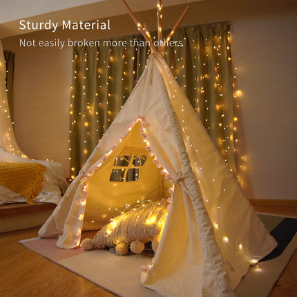 Homemory 200 LED Battery Operated Long Fairy Lights, 66FT Fairy String Lights with Remote, 8 Modes Copper Sliver Wire Lights, Waterproof Christmas Twinkle Lights Wedding Bedroom, Warm White