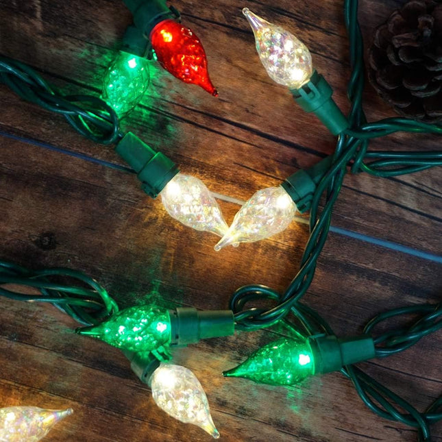 BOHON Christmas Lights Multicolor 19Ft 70 LEDs LED String Lights Plug in Indoor/Outdoor String Lights for Xmas Holiday Party Bedroom Decor Extendable