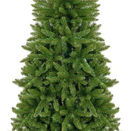 7ft Artificial Pencil Slim Christmas Tree, Includes Metal Stand, Kingswood Fir, Easy Assembly with Hinge