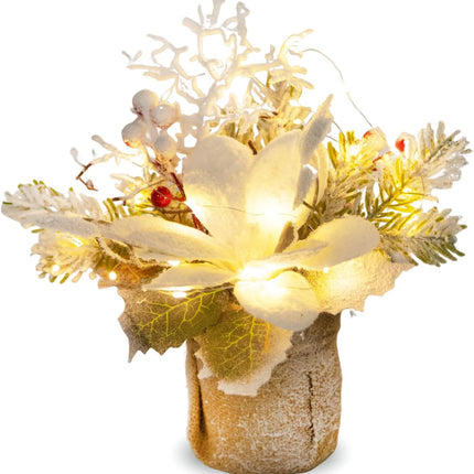 Mini DIY Tabletop Christmas Tree Artificial Christmas Tree, Tabletop Small Xmas Tree for Holiday Indoor DIY Christmas Decor