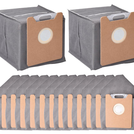 14Pcs Dust Bags For Eufy G35+, G40+, G40 Hybrid+ Autoempty Station,Eufy Robot Vacuum Dust Bags Kit, 2.7L Large Capacity Disposable Bags
