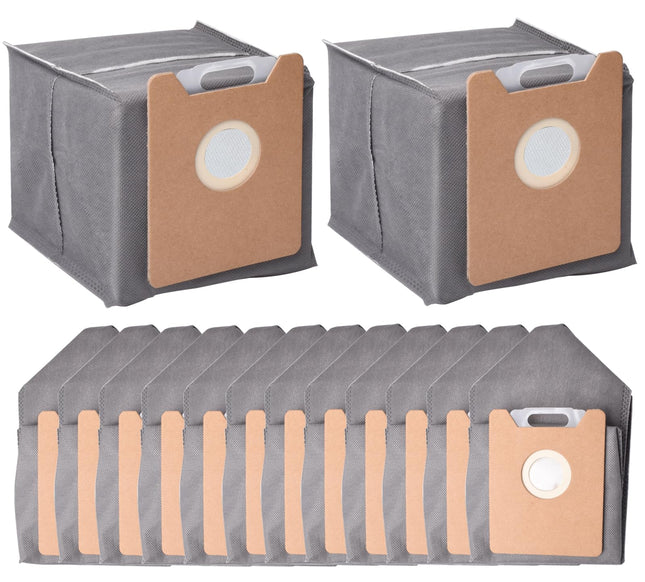 14Pcs Dust Bags For Eufy G35+, G40+, G40 Hybrid+ Autoempty Station,Eufy Robot Vacuum Dust Bags Kit, 2.7L Large Capacity Disposable Bags