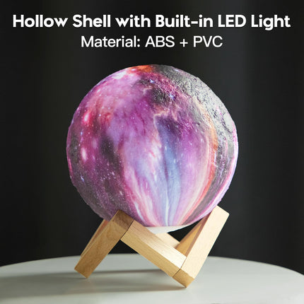 BRIGHTWORLD Moon Lamp Galaxy Lamp 5.9 inch 16 Colors LED 3D Moon Light, Remote & Touch Control Moon Night Light s for Girls Boys Kids Women Birthday