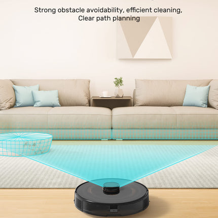 Verefa Robot Vacuum Selfempty, Empties Itself For 70 Days, Lidar Navigation Robot Vacuum Cleaner 3000Pa, Smart Mapping Robotic Vacuum 270Mins Runtime, Wifi Connected, Perfect For Pet Hair, Carpet