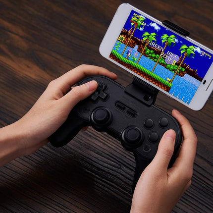 8Bitdo Smartphone Clip for SN30 Pro+ Bluetooth Gamepad (Black Edition)