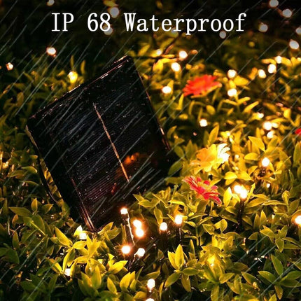 Solar String Lights, 72Ft 200 LED, Waterproof Outdoor, 8 Modes, String Lights for Garden, Yard, Wedding, Party (Warm White)