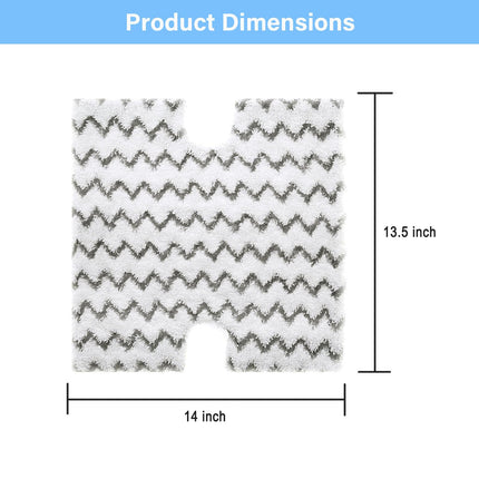 S3973D Steam Mop Pads For Shark Liftaway Pro & Genius Steam Pocket Mop S3973 S3973D S5003D S3973Wm S5001 S5002Q S5003A S5004 S5004W S6001W S6001Wm S6002 S6002C,Part P184Wq, 8 Pack
