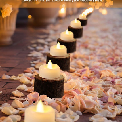BEICHI Flameless Candles, 12/24/50/100/150 Pack Tea Lights Battery Operated, No Flickering Votive Candles LED Tea Lights for Halloween Christmas Wedding Home (150 Pack, Warm White)