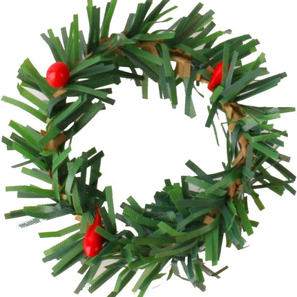 Mini Artificial Christmas Wreaths Ornaments, 10 pcs