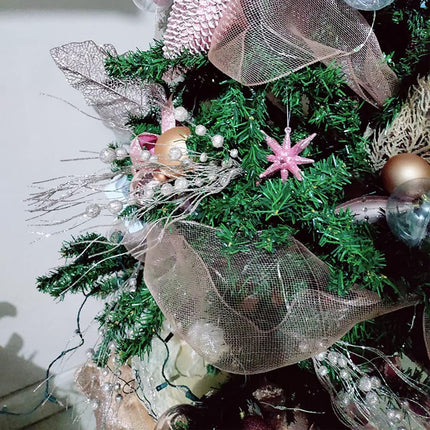 Artificial Glitter Berry Stem Christmas Ornaments, 16 Pack Christmas Decorative Glittery Twigs, Branches, Picks for Tree Vase DIY Wreath Crafts Home Wedding Party Decor