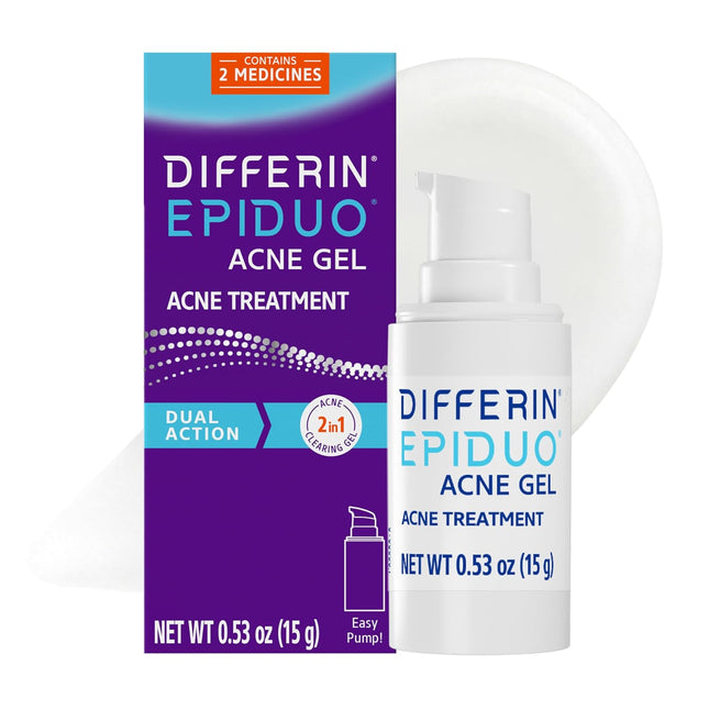Differin Epiduo acne gel 45 g pump bottle
