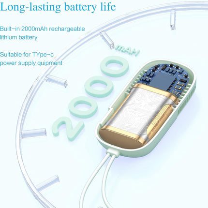 Mini Portable Handheld Air Conditioner Usb Rechargeable BatteryPowered Personal Handheld Cooler, Fast Cold Compress Cooling