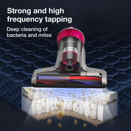 Jimmy Wb73 Mattress Vacuum Cleaner, Pet Hair Vacuum, Bed Vacuum With Uv & Ultrasonic, Strong Suction, Dust Recognition And Antiallergen Wb73, Corded