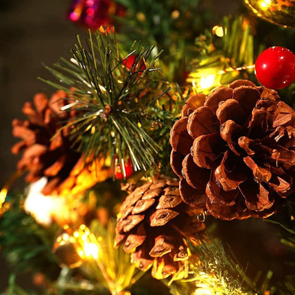 Christmas Garland with Lights,Red Berry Pine Cone Garland,6.56FT 20 LED Battery Operated Christma Garland String Lights,Xmas Decor for Home Table Fireplace Mantel Christmas Decorations