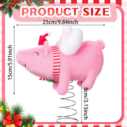 Christmas Flying Pig Tree Topper Christmas Tree Topper Pig Xmas Tree Ornament Pink Flying Pig Holidays Christmas Tree Home Decor
