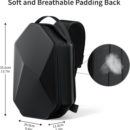 ANNAPRO Carrying Case for Meta Quest 3/Quest 2/Vision Pro/Pico 4, Hard Travel Case Compatible with Kiwi Design/BOBOVR Elite Battery Strap and Controllers Accessories, Crossbody Shoulder Backpack