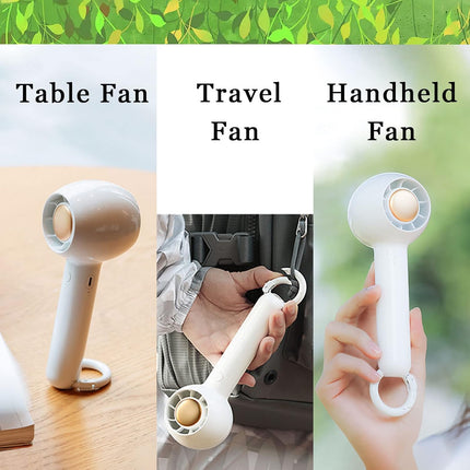 Portable Fan For Travel, Mini Handheld Fan Rechargeable, Personal Lash Fan For Women Makeup With 2Speeds 810 Hours Operated