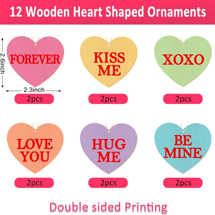 [Timer] Valentines Day Decoration 24 Inch Valentines Decor Tree Light with 12 Heart Ornaments, USB/Battery Operated Valentines Day Decor Lighted Tree, Valentines Day Decorations for Home Table Bedroom
