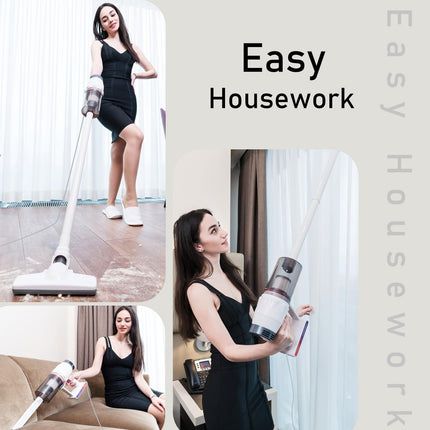Corded Vacuum Cleaner, Handheld 5In1 Stick Lightweight Vacuum Broom Car Vacuum For Pet Hair Hardwood Floor Cat Litter Carpet Mattress Cleaning