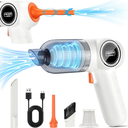 Handheld Car Vacuum Cleaner Cordless, 18000Pa Mini Vacuum Cleaner High Power With Strong Suction, Dust Buster & Air Blower, Portable Hand Held Vacuum Cleaners For Home Car, Rechargeable