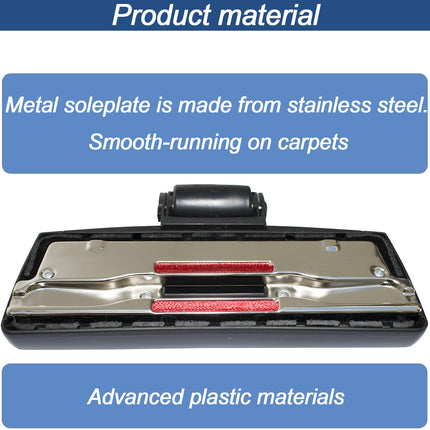 Vacuum Head Compatible With Miele Vacuum Cleaners Works On Lowpile Carpets And All Smooth Floors 35Mm Vacuum Floor Brush And Carpet Attachment Hardwood Floor Attachment